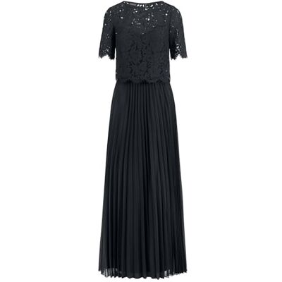 Apart Damen Langes Plissiertes Abendkleid, kurzärmelige Spitzenjacke, verstellbare Träger, Slim-Fit-Oberteil, Maxikleid für Hochzeitsgäste, formelle Party und Abschlussball Apart Damen Langes Plissiertes Abendkleid, kurzärmelige Spitzenjacke, verstellbare Träger, Slim-Fit-Oberteil, Maxikleid für Hochzeitsgäste, formelle Party und Abschlussball