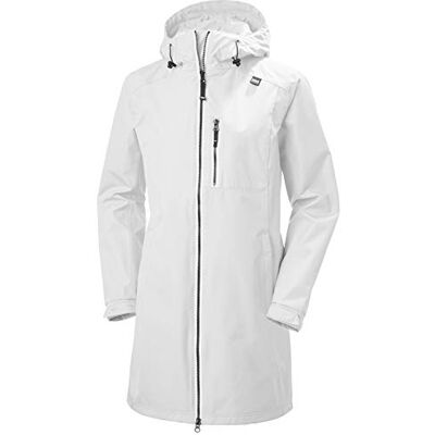 Hansen Damen W Long Belfast Jacke, Weiß, M Hansen Damen W Long Belfast Jacke, Weiß, M