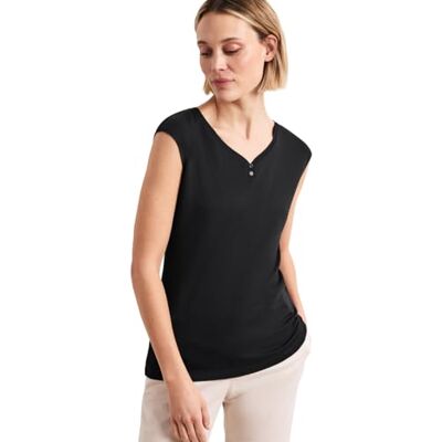 Street One Shirt mit gerundetem V-Ausschnitt Street One Shirt mit gerundetem V-Ausschnitt
