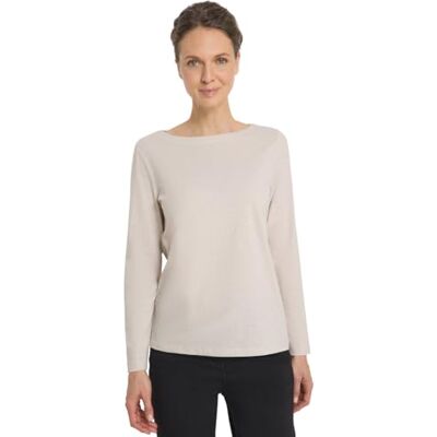 Cecil Basic Langarmshirt Light Greige XL Cecil Basic Langarmshirt Light Greige XL