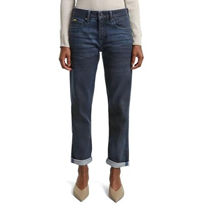 G-STAR Damen Kate Boyfriend Jeans, Blau (Rinsed Ink Blue Coated D15264-d775-h432), 26W / 32L G-STAR Damen Kate Boyfriend Jeans, Blau (Rinsed Ink Blue Coated D15264-d775-h432), 26W / 32L