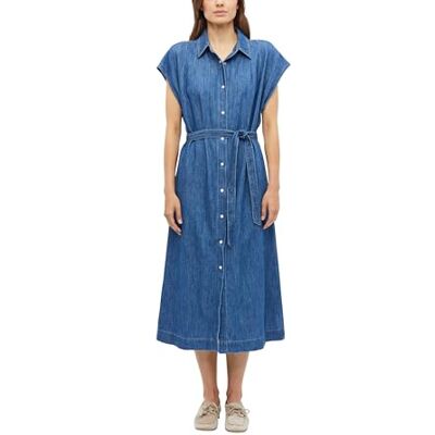 s.Oliver Midi-Denimkleid mit Eingrifftaschen s.Oliver Midi-Denimkleid mit Eingrifftaschen