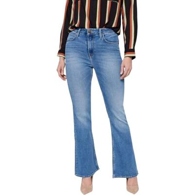 Lee Damen Breese Flared Jeans,, per pack Blau (JADED EU), W29/L31 (Herstellergröße: 29/31) Lee Damen Breese Flared Jeans,, per pack Blau (JADED EU), W29/L31 (Herstellergröße: 29/31)