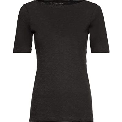 Marc O' Polo Damen 51399 Damen T Shirt mit leicht melierter Oberfl Che bequemes Oberteil aus Bio Baumwolle Schlichtes Kurz, Schwarz, S EU Marc O' Polo Damen 51399 Damen T Shirt mit leicht melierter Oberfl Che bequemes Oberteil aus Bio Baumwolle Schlichtes Kurz, Schwarz, S EU