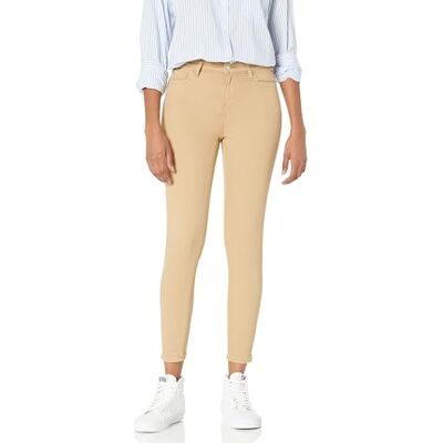 Amazon Essentials Damen Elastische Skinny-Jeans Mittelhoher Bund Auslaufmodell, Helles Kamelbraun, 40 Lang Amazon Essentials Damen Elastische Skinny-Jeans Mittelhoher Bund Auslaufmodell, Helles Kamelbraun, 40 Lang