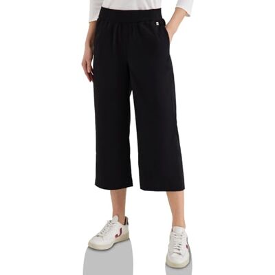 Cecil High Waist Wide Leg Hose im Loose Fit Black L Cecil High Waist Wide Leg Hose im Loose Fit Black L