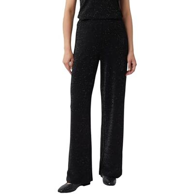 Comma Jersey-Hose mit weitem Bein und Glitzergarn Comma Jersey-Hose mit weitem Bein und Glitzergarn