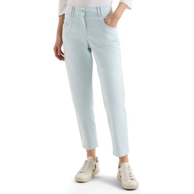 Cecil Mid Waist Slim Leg Hose im Casual Fit Diamond Blue 34 Cecil Mid Waist Slim Leg Hose im Casual Fit Diamond Blue 34