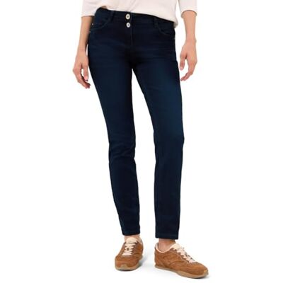 Cecil Casual Fit Jeans Blue Black Washed 36 Cecil Casual Fit Jeans Blue Black Washed 36
