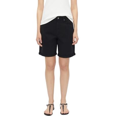 s.Oliver Damen Jeans-Bermuda – Regular Fit, Mid Rise, Wide Leg, Denim mit Garment Dye – Für Urlaub s.Oliver Damen Jeans-Bermuda – Regular Fit, Mid Rise, Wide Leg, Denim mit Garment Dye – Für Urlaub