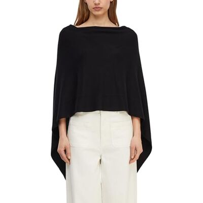 Comma Weicher Viskosemix-Poncho aus Feinstrick Comma Weicher Viskosemix-Poncho aus Feinstrick