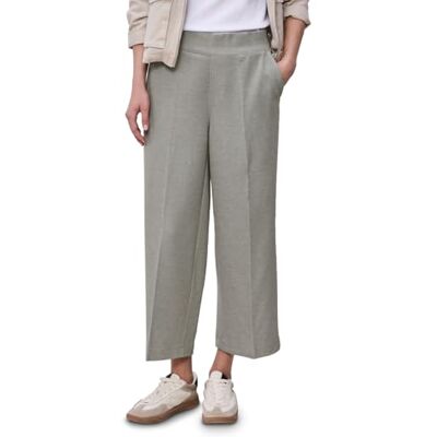 Street One High Waist Wide Leg Hose im Casual Fit Dark Mint Green 38 Street One High Waist Wide Leg Hose im Casual Fit Dark Mint Green 38