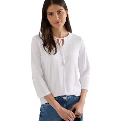 Cecil 3/4-Arm Shirt mit Split Neck Cecil 3/4-Arm Shirt mit Split Neck