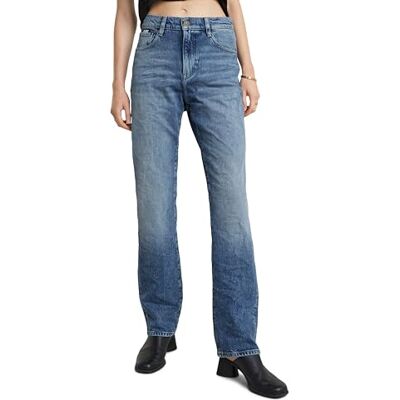 G-STAR RAW Damen Viktoria High Straight Jeans, Blau (Sun Faded Paradiso Blue D23959-D434-G330), 31W / 32L G-STAR RAW Damen Viktoria High Straight Jeans, Blau (Sun Faded Paradiso Blue D23959-D434-G330), 31W / 32L
