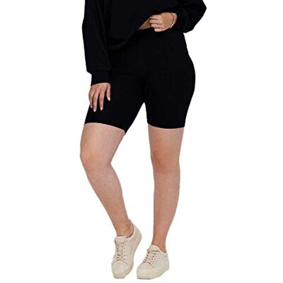ONLY Carmakoma Damen Cartime Jrs Noos Shorts, Schwarz, XL Große Größen EU ONLY Carmakoma Damen Cartime Jrs Noos Shorts, Schwarz, XL Große Größen EU