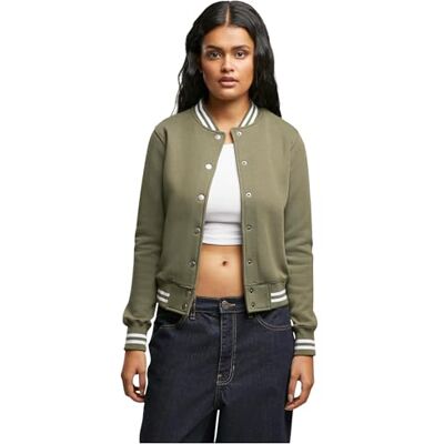 Urban Classics Damen Leichte Jacke, Oliv/Oliv, M Urban Classics Damen Leichte Jacke, Oliv/Oliv, M