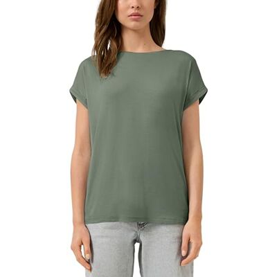 QS Damen T-Shirt 2165942 Green XL QS Damen T-Shirt 2165942 Green XL