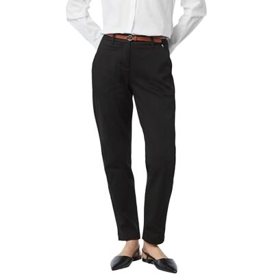 Comma Chinohose mit Gürtel Comma Chinohose mit Gürtel