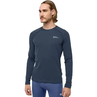 Jack Wolfskin Herren Infinite Warm M Longsleeve, Midnight Sky, L EU Jack Wolfskin Herren Infinite Warm M Longsleeve, Midnight Sky, L EU