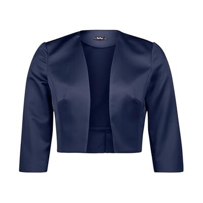 Vera Mont Damen 0059/4822 Bolero, Blau, 36 EU Vera Mont Damen 0059/4822 Bolero, Blau, 36 EU
