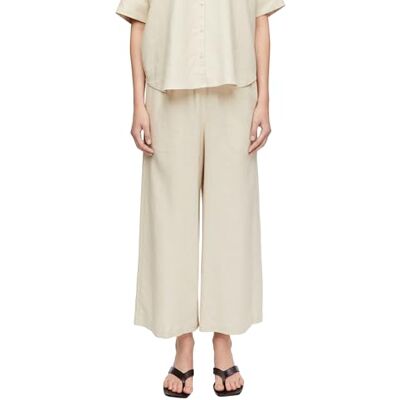 Comma Culotte aus Leinenmix mit Elastikbund Comma Culotte aus Leinenmix mit Elastikbund
