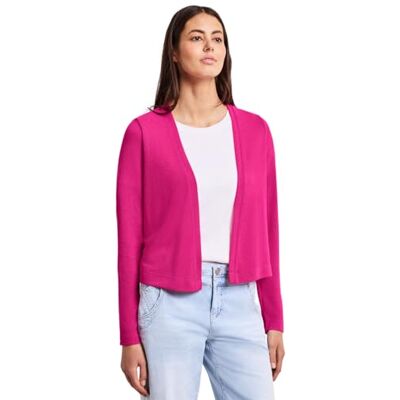 Street One Langarm Jacke in offener Passform Magenta Dream 38 Street One Langarm Jacke in offener Passform Magenta Dream 38
