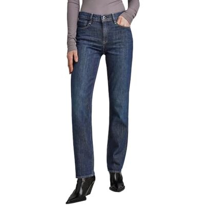 G-STAR RAW Damen Strace Straight Jeans, Blau (Worn in deep Marine D23951-B767-C602), 30W / 34L G-STAR RAW Damen Strace Straight Jeans, Blau (Worn in deep Marine D23951-B767-C602), 30W / 34L