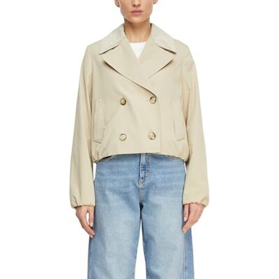 Comma Trench-Jacke mit Kordkragen im Boxy Fit Comma Trench-Jacke mit Kordkragen im Boxy Fit