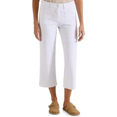 Cecil Wide Leg Jeans mit Patch Pockets White 29 Cecil Wide Leg Jeans mit Patch Pockets White 29