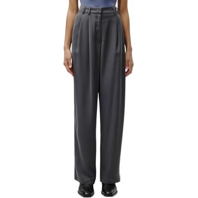 LeGer by Lena Gercke LeGer Kora Hose Stoffhose Damen mit Bundfalten lockere Passform Anzughose mit Satin-Finish Mode für Damen by Lena Gercke Gr. 34-44 LeGer by Lena Gercke LeGer Kora Hose Stoffhose Damen mit Bundfalten lockere Passform Anzughose mit Satin-Finish Mode für Damen by Lena Gercke Gr. 34-44