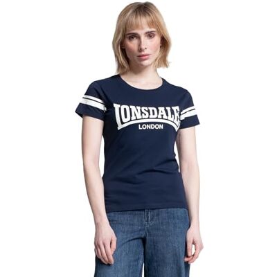 Lonsdale Frauen T-Shirt KILLEGRAY, Navy/Off-White, XS Lonsdale Frauen T-Shirt KILLEGRAY, Navy/Off-White, XS