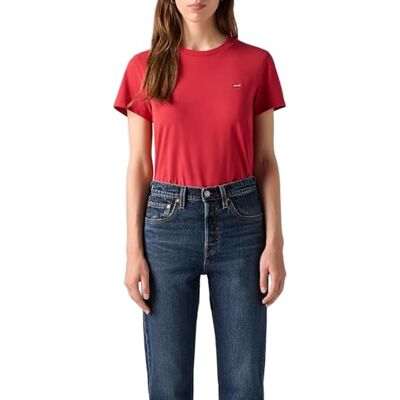 Levi's Damen Perfect Tee,Scarlet Smile,XS Levi's Damen Perfect Tee,Scarlet Smile,XS