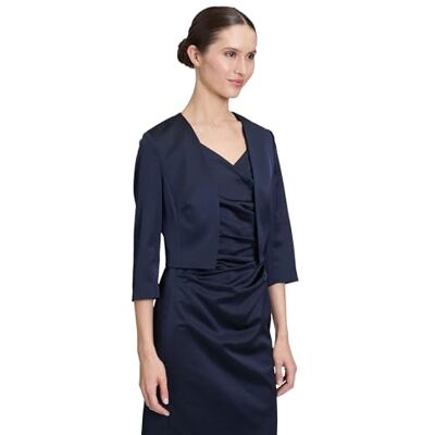 Vera Mont Damen 0059/4822 Bolero, Blau, 42 EU Vera Mont Damen 0059/4822 Bolero, Blau, 42 EU