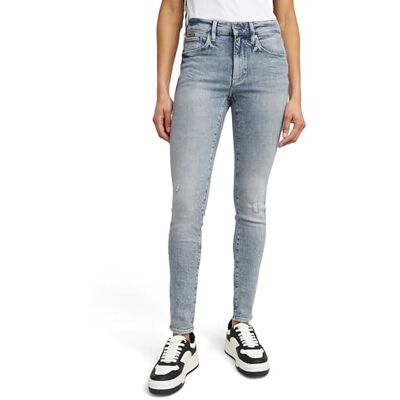 G-STAR Damen 3301 Skinny Jeans, Blau (Antique Faded Ripped Icecap D05175-D441-G722), 26W / 30L G-STAR Damen 3301 Skinny Jeans, Blau (Antique Faded Ripped Icecap D05175-D441-G722), 26W / 30L