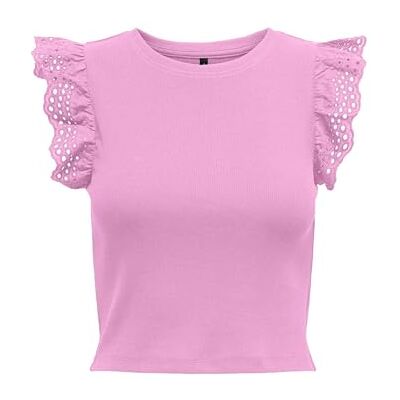 ONLY Onlmathilda S/L Lace Detail Top JRS Noos ONLY Onlmathilda S/L Lace Detail Top JRS Noos