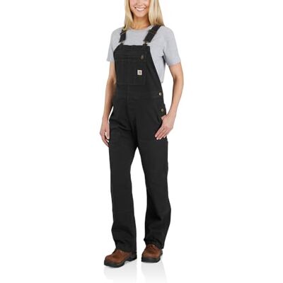 Carhartt Damen Latzhose Crawford, Farbe:Black, Größe:XS Carhartt Damen Latzhose Crawford, Farbe:Black, Größe:XS