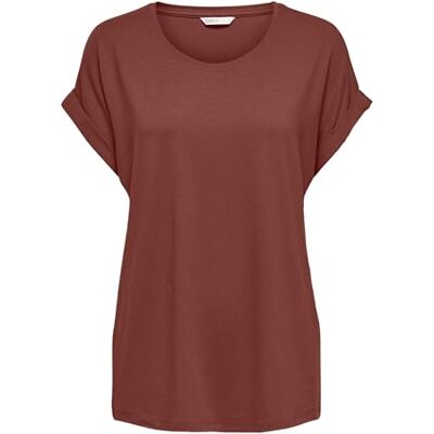 ONLY Damen Onlmoster S/S O-Neck Top Noos JRS T-Shirt, Henna, L ONLY Damen Onlmoster S/S O-Neck Top Noos JRS T-Shirt, Henna, L