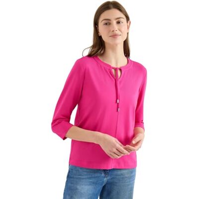 Cecil 3/4-Arm Shirt mit Split Neck Cecil 3/4-Arm Shirt mit Split Neck