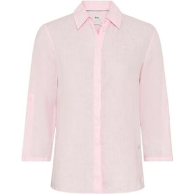 BRAX Damen Style Vicki Pure Linen Solid Bluse BRAX Damen Style Vicki Pure Linen Solid Bluse