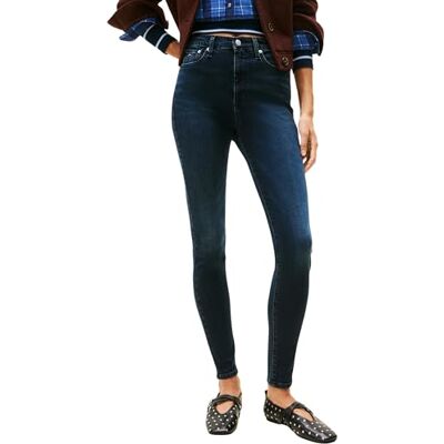 Tommy Jeans Damen Jeans Hose Sylvia Skinny Fit, Blau (Denim Blue Black), 29W/28L Tommy Jeans Damen Jeans Hose Sylvia Skinny Fit, Blau (Denim Blue Black), 29W/28L