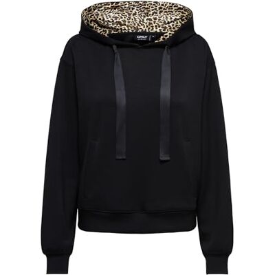 ONLY Onlalina Life Leo Detail Hood Box SWT ONLY Onlalina Life Leo Detail Hood Box SWT