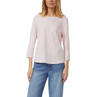 s.Oliver Shirt mit Flammgarnstruktur und 3/4-Ärmeln s.Oliver Shirt mit Flammgarnstruktur und 3/4-Ärmeln