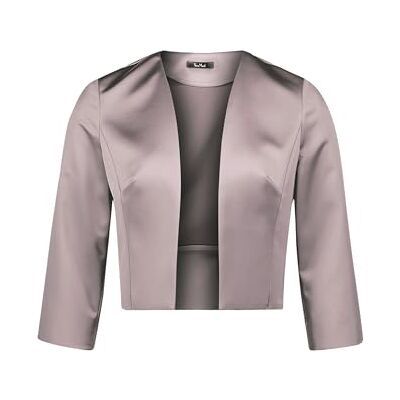 Vera Mont Damen Bolero-Jacke mit Kellerfalten Grau,40 Vera Mont Damen Bolero-Jacke mit Kellerfalten Grau,40