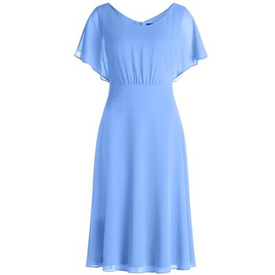 Vera Mont Damen Cocktailkleid Kurzarm 46, Paris Blue Vera Mont Damen Cocktailkleid Kurzarm 46, Paris Blue