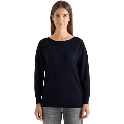Cecil Pullover mit Strukturdetail urban Dark Blue XS Cecil Pullover mit Strukturdetail urban Dark Blue XS