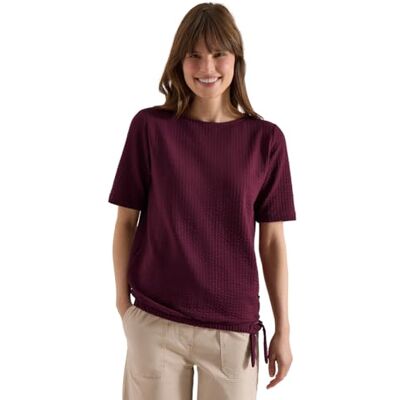 Cecil Seersucker T-Shirt Sweet Grape red L Cecil Seersucker T-Shirt Sweet Grape red L