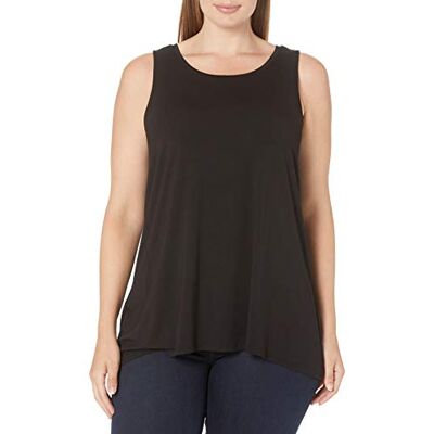 Amazon Essentials Damen Swing-Tanktop (erhältlich in Übergröße), Schwarz, Größe M Amazon Essentials Damen Swing-Tanktop (erhältlich in Übergröße), Schwarz, Größe M