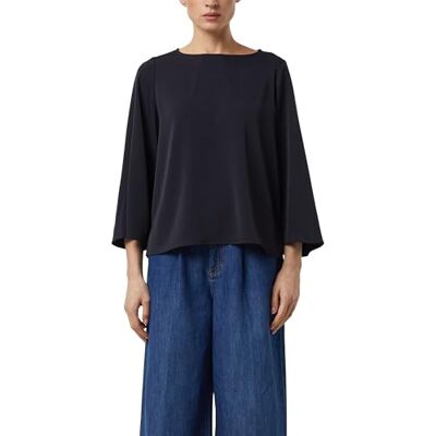Comma Fließende Bluse mit weitem Ärmel Comma Fließende Bluse mit weitem Ärmel
