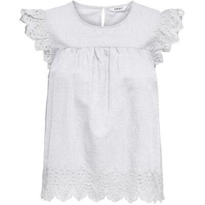 ONLY Onltulum Emb S/S Top WVN ONLY Onltulum Emb S/S Top WVN