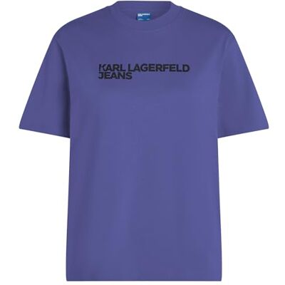KARL LAGERFELD JEANS Regular Short Sleeves Essential Tee, Skipper Blue, M KARL LAGERFELD JEANS Regular Short Sleeves Essential Tee, Skipper Blue, M